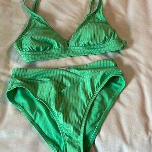 Bikini, 2-piece, Lime Green Women's size 3/5, good condition